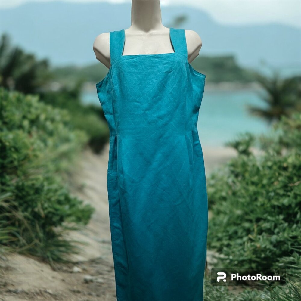 Sara Campbell size 4 blue dress